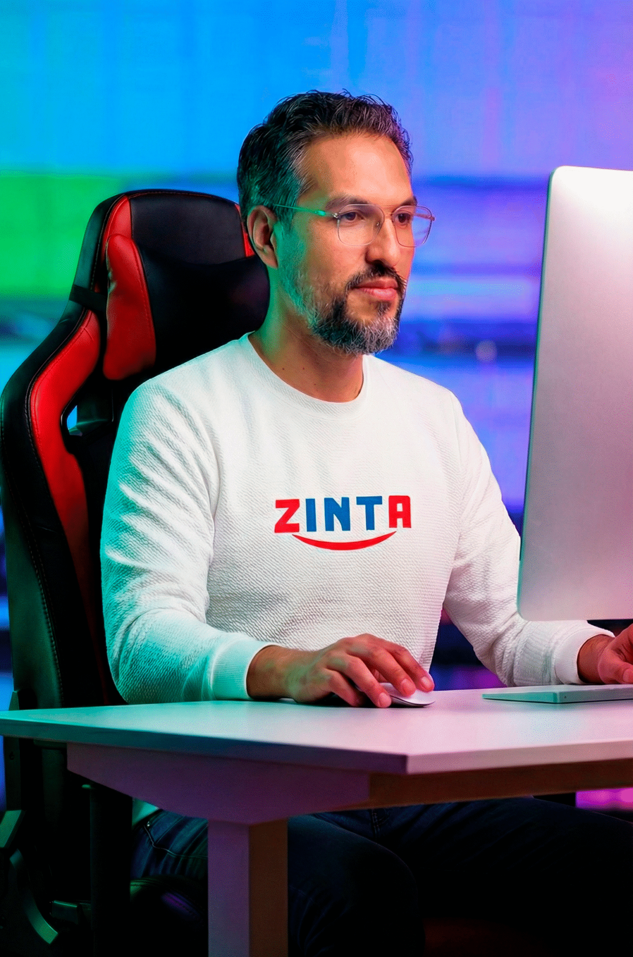 zinta en computadora